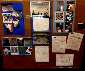 Pictures and audio descriptions of the process with QR codes