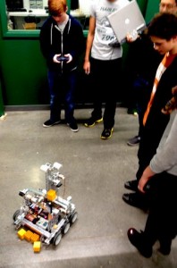Upper School robotics team demonstration